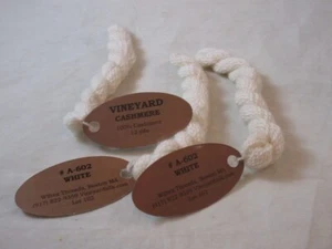 Vineyard Cashmere #A602 White 12 Yards Lot of 3 NEW G111 - Picture 1 of 1