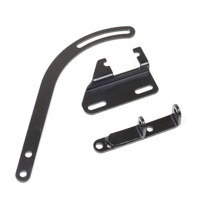 Bloque pequeño Chevy negro SWP soporte alternador SBC 283 327 350 bomba de agua corta Foto 1 de 4