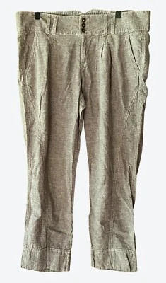 Pantalones para mujer Royal Robbins talla 16 ligeros marrón claro mezcla de cáñamo 34" x 27" Foto 1 de 4
