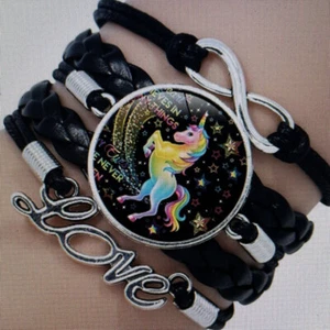 UNICORN    FRIENDSHIP    BRACELET   ~  No.3  ~~ (Great Christmas Gift) - Picture 1 of 2