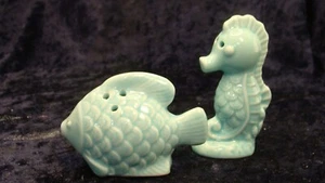 SEEPFERDCHEN & FISCHE ~ Salz & Pfefferstreuer ~ 3" ~ sehr guter Zustand ~ - Bild 1 von 5