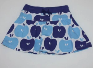 Mini Boden-sz 5/6- Skort-Skirt-Apples-shades Of Blue-drawstring-shorts - Picture 1 of 1