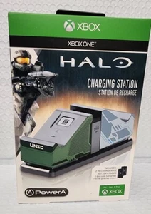 PowerA - Halo 5: Guardians Dual Charging Station for Xbox One - Gray/Green - Picture 1 of 6