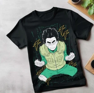 Rock Lee T-Shirt Manga Strip Naruto Kakashi Anime Manga Unisex Tshirt All Size - Picture 1 of 7