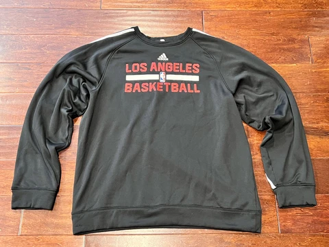 Adidas Mens Los Angeles Lakers Clippers Basketball Length +2 Sweatshirt XL RARE Cover