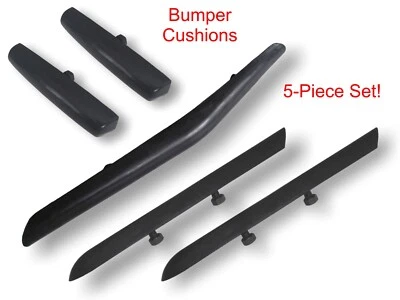 Studebaker Avanti Avanti II Front Center Rear Bumper Rubber Cushions 5-PIECE SET - Image 1 of 4