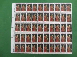 Doc Sc# 1363 Traditional Christmas Angel Gabriel 6¢ 1968 Sheet of 50 MNH - Picture 1 of 5