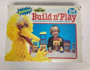 Vintage 1987 Sesame Street Deluxe Build n' Play Construction Set #74200 - Picture 1 of 15