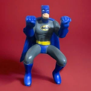 Small Blue Batman in Batcycle Position Figure 3" - Picture 1 of 4