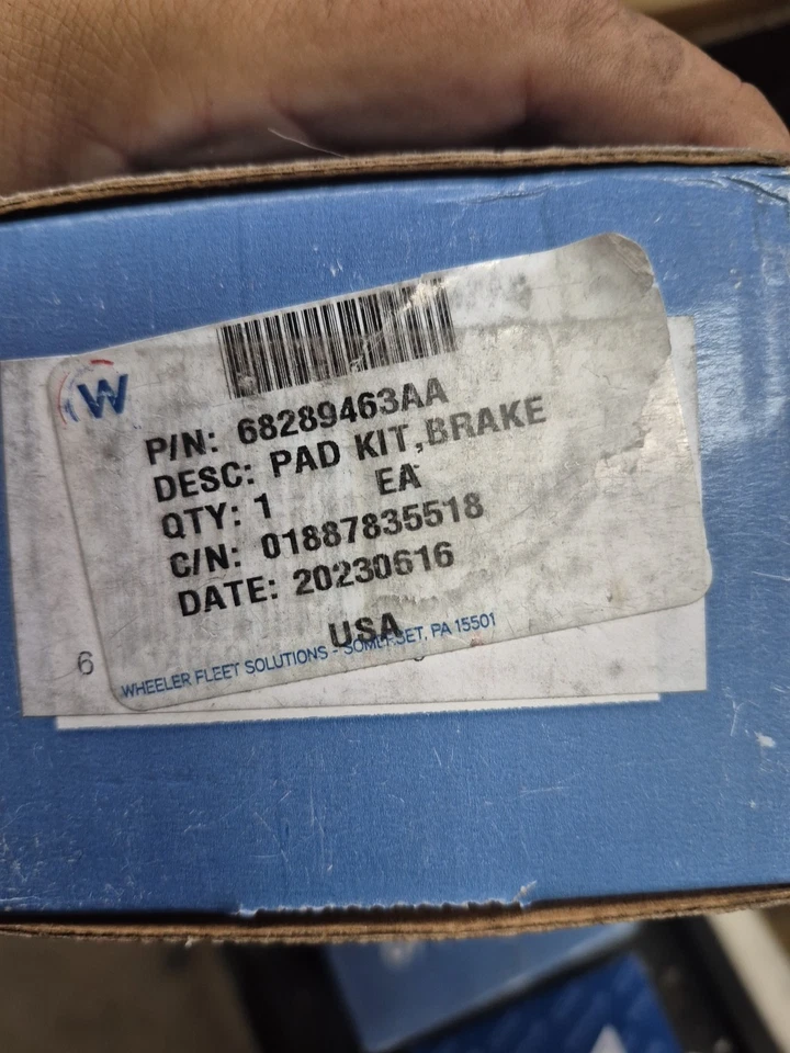  Pastillas Freno Traseras Cerámicas Para Ram ProMaster 1500 2015-2021 Reemplaza 68289463AA Foto 1 de 1