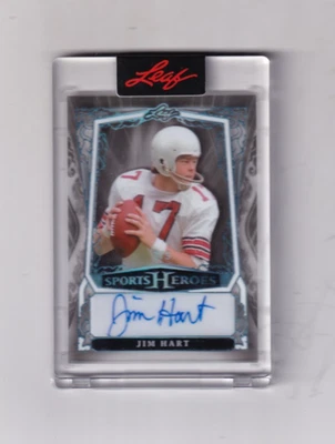 2025 JIM HART LEAF SPORTS HEROES AUTO/AUTOGRAPH 2/9 ST LOUIS CARDINALS - Image 1 of 2