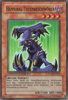 YuGiOh Hannibal-Totenbeschwörer PTDN-DESE2 Super Rare NM unl. - Bild 1 von 2