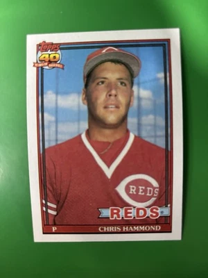 1991 Topps Chris Hammond Cincinnati Reds #258 - Image 1 of 2