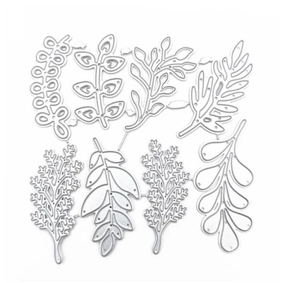 Branches Leaves Metal Cutting Dies Stencil DIY Scrapbooking Album Paper Template - Image 1 of 4