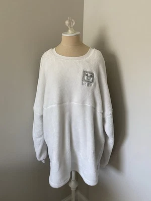 Camiseta deportiva blanca espíritu difuso XXL de Walt Disney World de los parques Disney ligeramente usada Foto 1 de 4