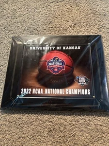 KU 2022 NCAA Championship Plaque - Picture 1 of 2