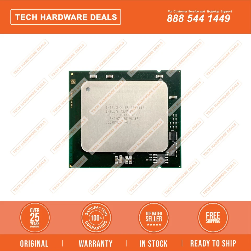 SLC3L    Intel Xeon Processor E7-4807 (6-core 18M Cache 1.86 GHz 4.80 GT/s In - Image 1 of 2