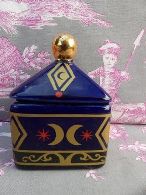 Ispahan yves rocher boite à bougie en porcelaine Décor Mauresque - Photo 1/4