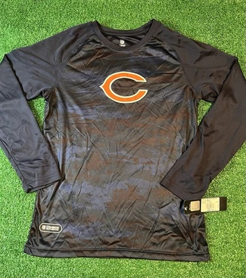Camiseta de manga comprida NFLCombine autêntica vestuário Chicago Bears Youth L (14/16) - Imagem 1 de 4