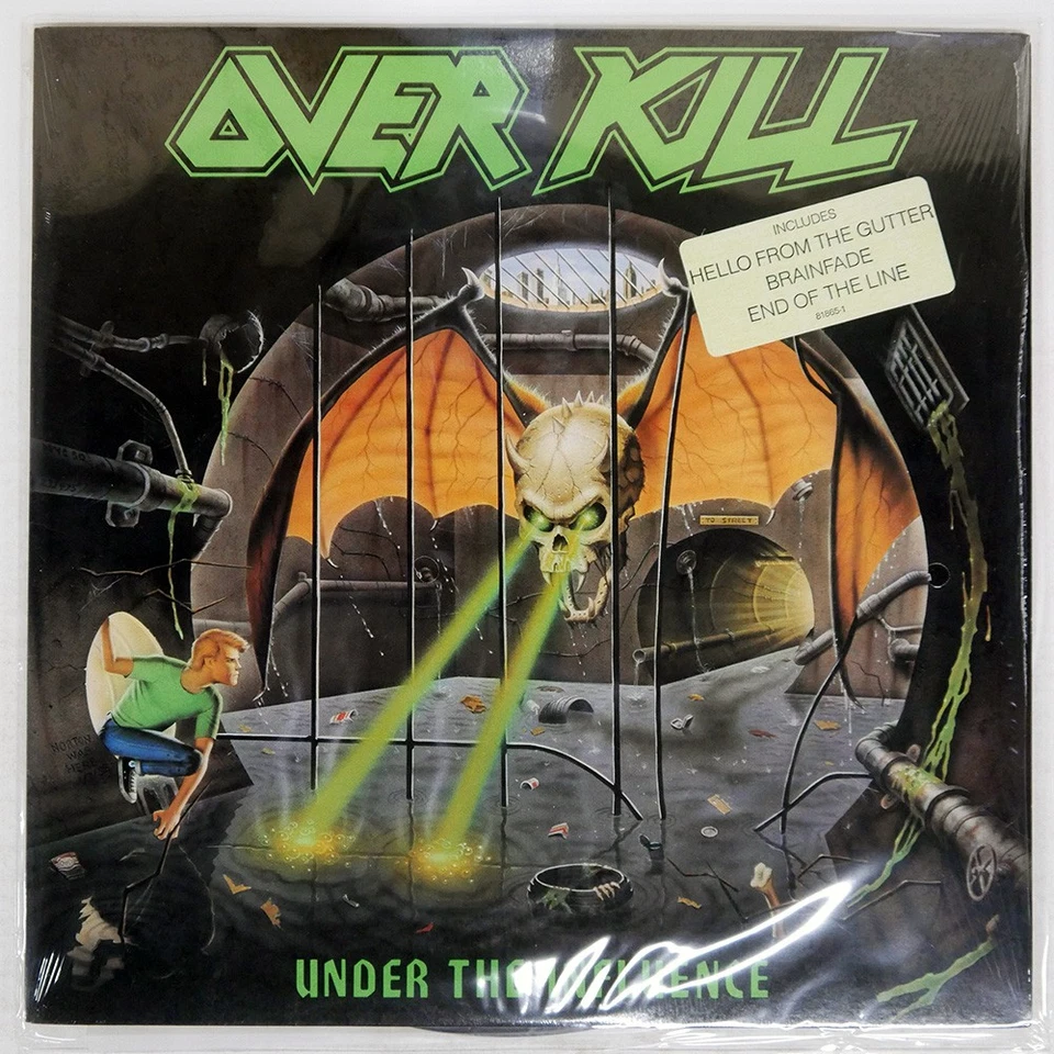 Overkill UNDER THE INFLUENCE MEGAFORCE WORLDWIDE 81865-1 US VINYL LP - Image 1 of 1