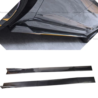 Panel basculante de extensión de faldón lateral fibra de carbono para Volkswagen Arteon 86" Foto 1 de 4