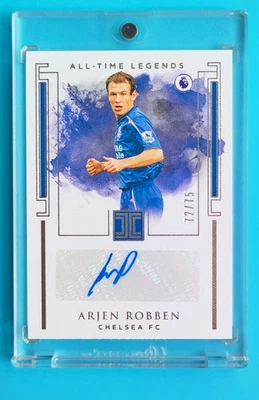 2019-20 Impeccable Chelsea Arjen Robben ALL-TIME LEGENDS Auto 72/75 - Image 1 of 2