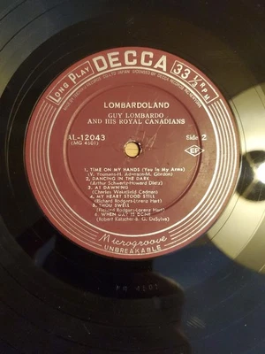 Rare Vintage Lombardoland Box Set - 3 Records + 1 Broken - Guy Lombardo (tr) - Image 1 of 4