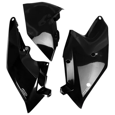 Paneles laterales UFO negros para KTM 350 XC-F 2016-2018 Foto 1 de 2