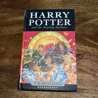 Harry Potter and the Deathly Hallows by J. K. Rowling Hardback 2007 1st Edition - Image 1 of 4