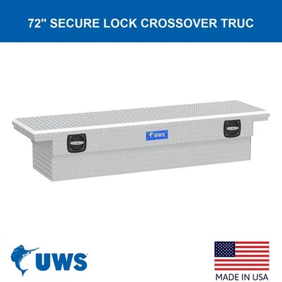 FOR 2002-2010 Dodge Ram 1500 72" Secure Lock Crossover Truck Tool Box - Image 1 of 4