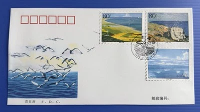 China 2002-16 Scenery Qinghai Lake 3v Stamps FDC 中国青海湖邮票首日封 - Image 1 of 2