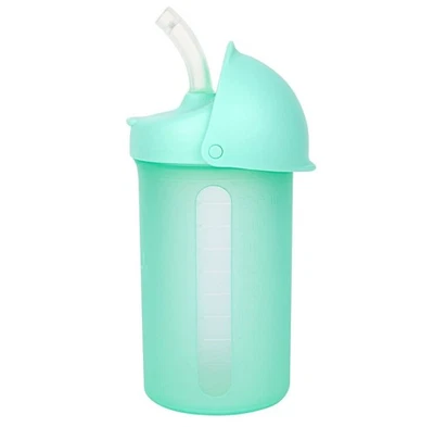 Copo infantil Boon Swig isolado 9 oz silicone palha design à prova de derramamento - Imagem 1 de 4