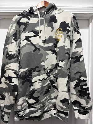 Sudadera con Capucha Anti Social Social Club Dorada “Melrose” XL Foto 1 de 3