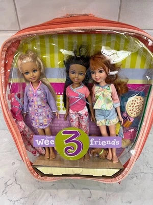 Barbie Wee 3 Amigos Muñecas Sueño Mattel Lote Retirado Stacie Lila Janet con Estuche Foto 1 de 4