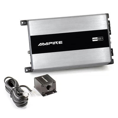 Mono 1-Kanal Digital Endstufe max 1000W CarHifi 251x141x50mm Ampire MBM500.1-3G - Bild 1 von 4