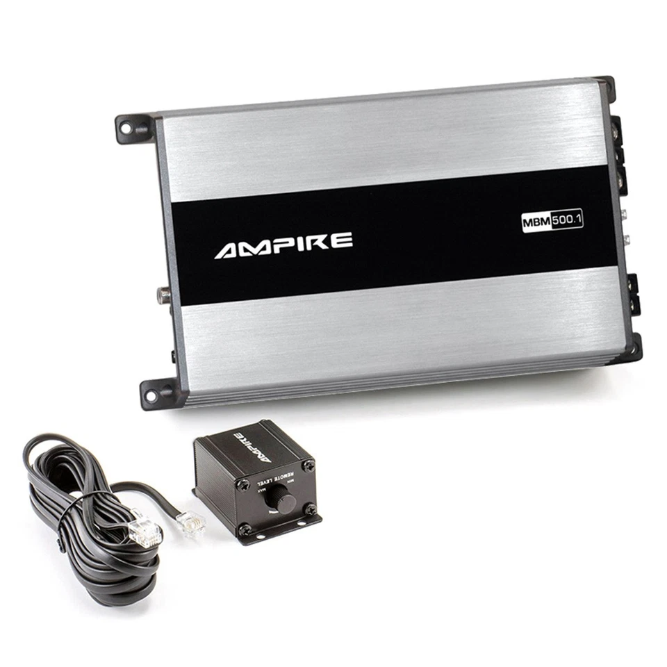 Mono 1-Kanal Digital Endstufe max 1000W CarHifi 251x141x50mm Ampire MBM500.1-3G - Bild 1 von 4