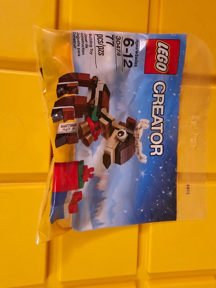 Lego Christmas Creator Reno 30474. Nuevo en bolsa de polietileno precintada. 77 uds. Desde 2016 Foto 1 de 1