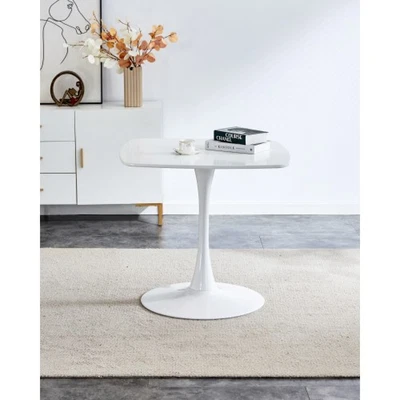23.62 Inch Dining Table White - Image 1 of 4