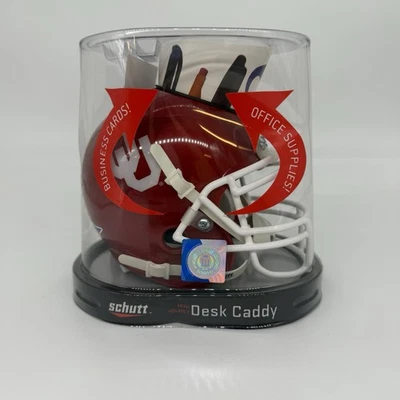 New Schutt Oklahoma University Sooners Mini Helmet Desk Caddy - Image 1 of 4