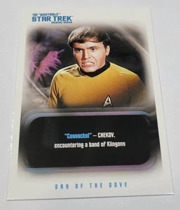 Vintage 2004 Star Trek Original Series Quotable Card #30 Chekov Day of the Dove - Picture 1 of 4