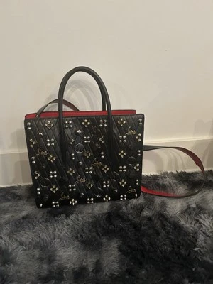 Christian Louboutin Paloma Medium Loubinthesky Stud Quilted Top-Handle Bag - Image 1 of 4