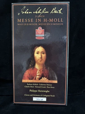 BACH Mass in B Minor HERREWEGHE Collegium Vocale, VIRGIN BOXSET 2 CASSETTE TAPES - Image 1 of 4