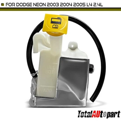 Tanque de depósito de refrigerante con tapa para Dodge Neon 2003 2004 2005 L4 2,4 L turboalimentado Foto 1 de 4