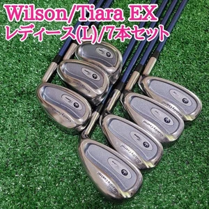 Wilson Tiara EX Iron Set 7pcs 5-SW Ladies Flex L - Picture 1 of 15