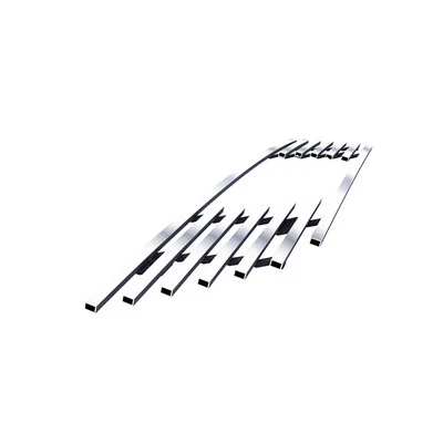 Fits 1999-2004 Ford Mustang V6 GT V8 Main Upper Stainless Silver Billet Grille - Image 1 of 4