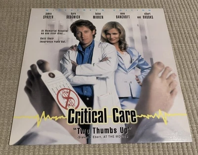 Critical Care (Laserdisc) WIDESCREEN James Spader Kyra Sedgwick Sidney Lumet! - Image 1 of 2