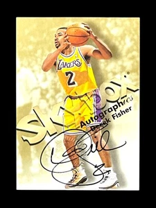 Derek Fisher - SkyBox Premium 1998-1999 AUTOGRAFÍAS en tarjeta automática - 1:9.452 - Imagen 1 de 3