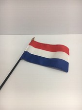 Netherlands Country Mini Flag 4” X 6” Desk Table Stick