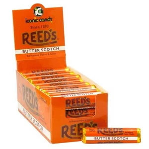 Reed’s Butterscotch Rotoli di Caramelle | Caramelle Dure Butterscotch Tradizionali | Crema... - Foto 1 di 3
