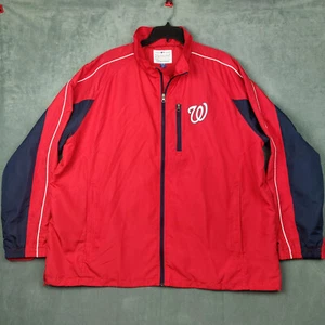 Washington Nationals Jacket Mens XXL G-III Sports by Carl Banks MLB Windbreaker - Picture 1 of 16